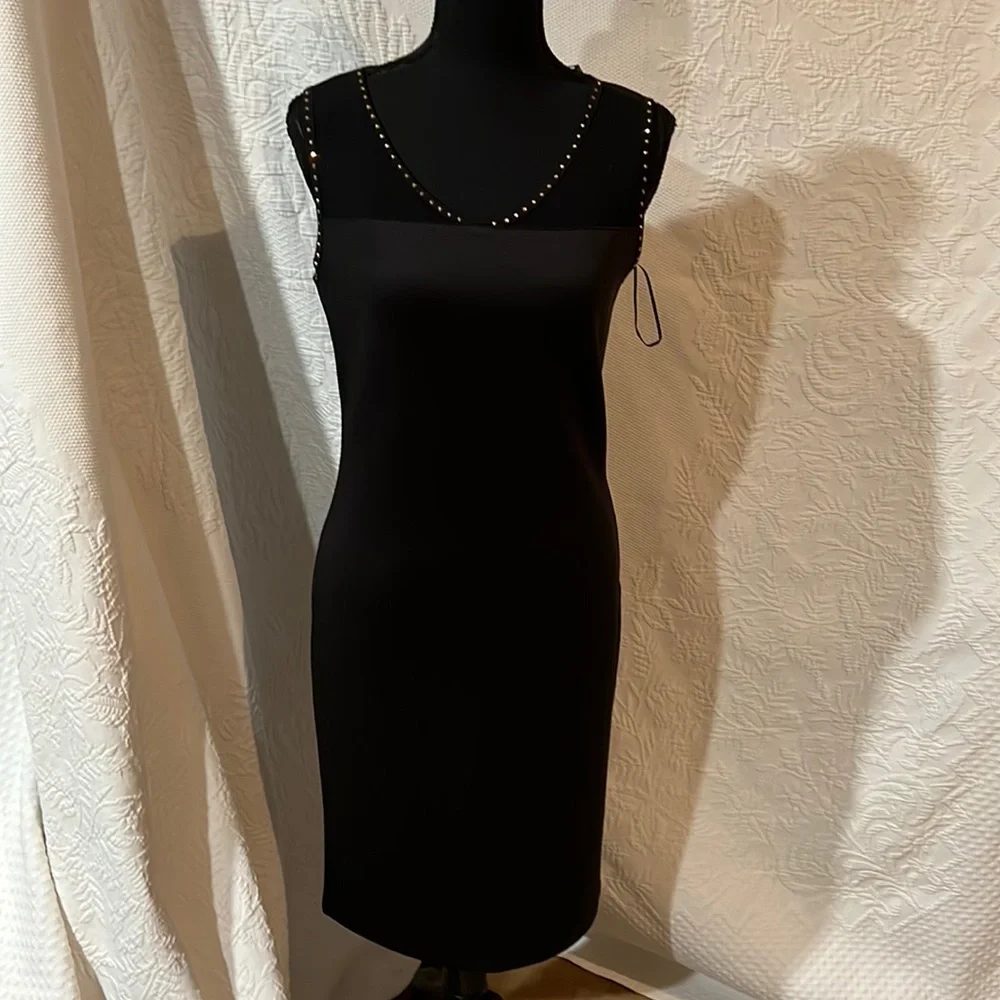T Tahari‎ black dress, size extra small, NWT